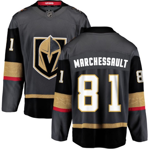 Herren Vegas Golden Knights Eishockey Trikot Jonathan Marchessault #81 Breakaway Schwarz Fanatics Branded Heim